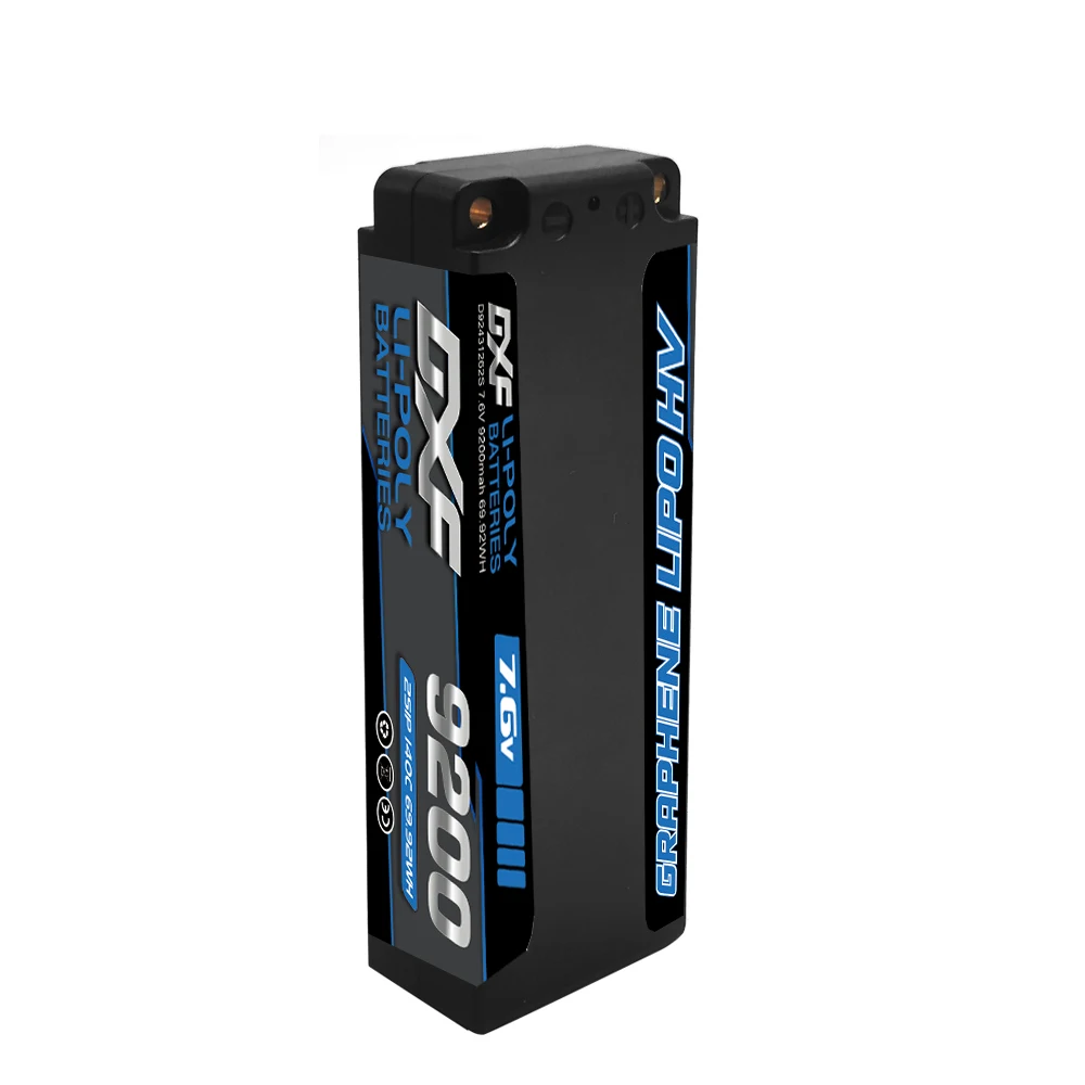 DXF 2S 9200mAh Lipo Akku 140C 5mm Bullet T/Deans Stecker Hardcase für RC Auto Boot LKW UAV RACING