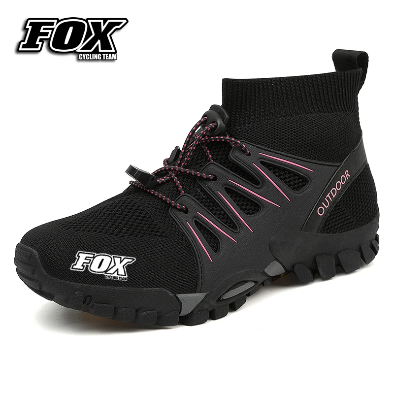 Fox Cycling Team 2024 Racing Shoes Mtb Men Mountain Footwear Bicycle Indoor Cycling Sneaker Speed Summer Bicycle Trekking Shoes