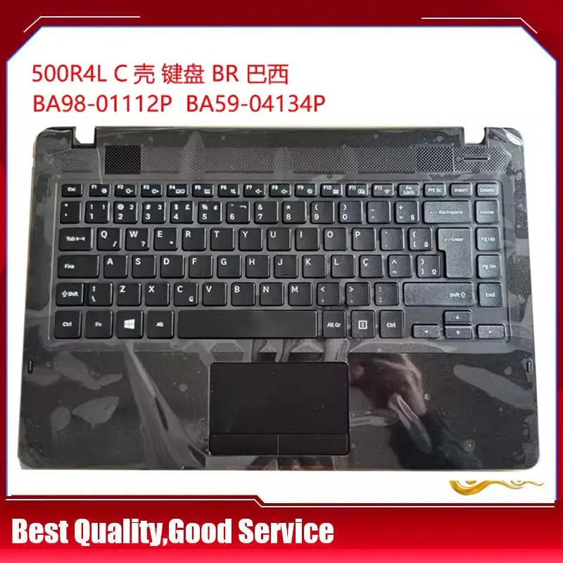 New/Org For SAMSUNG NP500R4K NP500R4L 500R4K 500R4L palmest BR Brazil keyboard upper cover Touchpad,BA98-01112P BA59-04134P