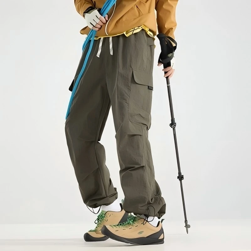 Men's Water-repellent Hiking Pants Scratch Resistance Fashion Cargo Pants Breathable Trousers Fishing Camping Pants