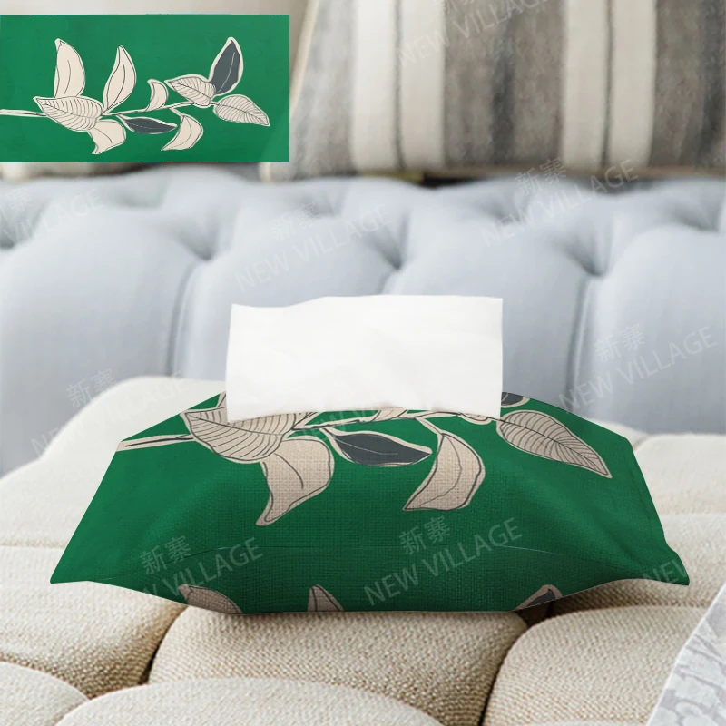 Home decor fabric tissue box car tissue holder tissue cover box Textiles cloth storage tissue bag nordic wipes dispenser boho