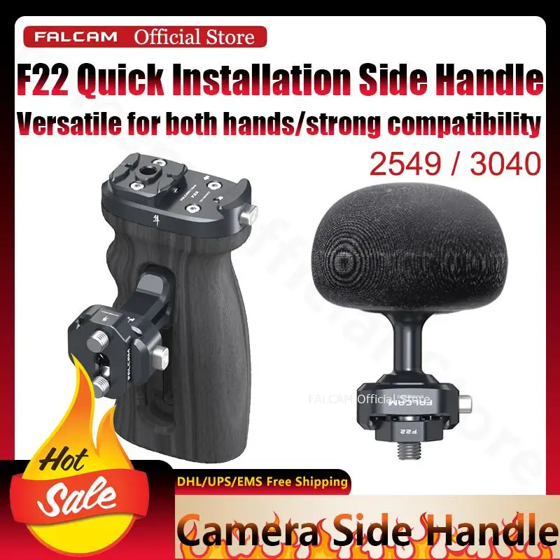 Falcam Official Store- Falcam F22 Quick Side Handle for Canon Sony Camera Cage Two Handed Universal Multifunctional Accessories