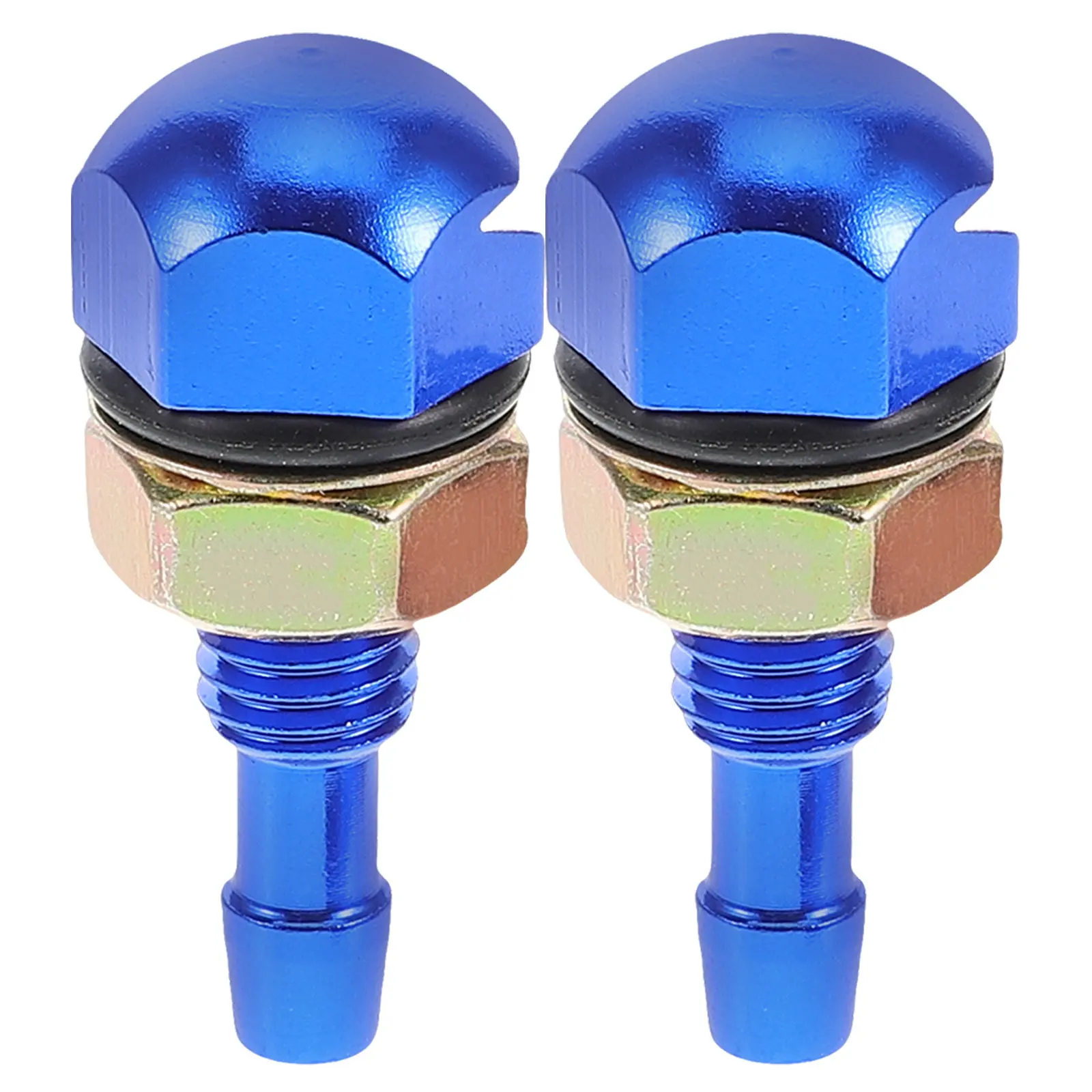 1Pair Front Windshield Washer Nozzles Universal Car High-Strength Wiper Spray Nozzle Replacement Windshield Washer Parts