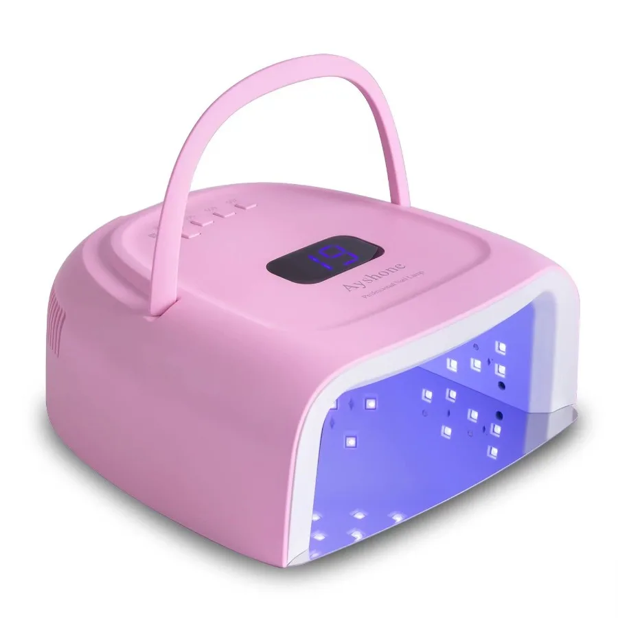 

Rechargeable LED Gel Nail Lamp60W Cordless UV Led Nail Light Nail Dryer for Gel Nails with Lifting Handle Touch Sensor LCD Scre