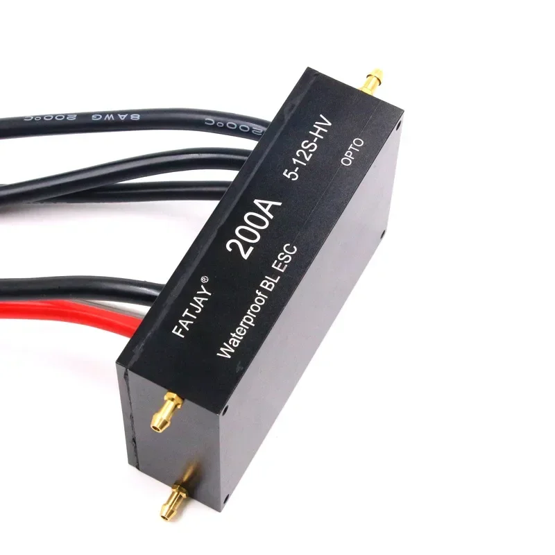 200A 5-12S Single/Bidirectional Water-Cooling Waterproof Brushless Speed Controller (Programmable) For Underwater Thruster