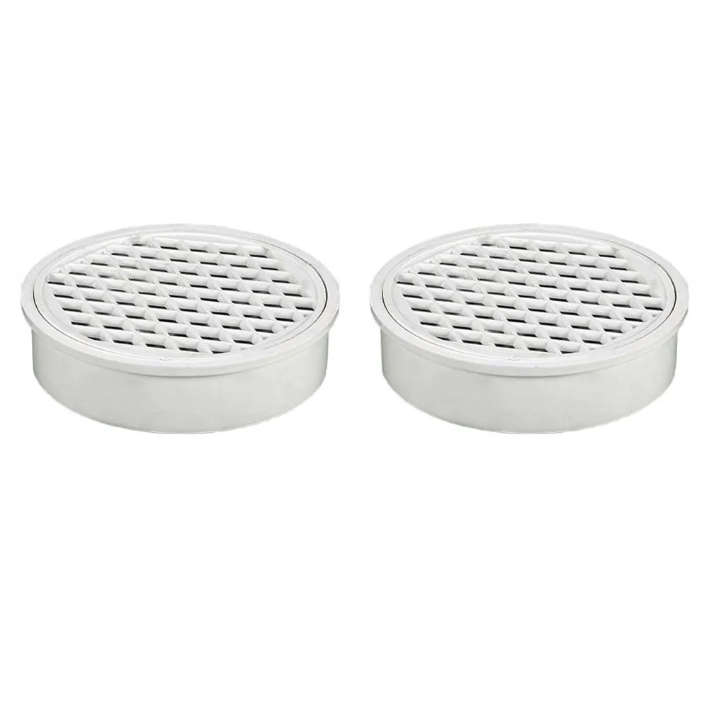 

2 шт. вставной тип, простые круглые сливные фильтры, пластиковая труба, фильтрующая сетка, крышка вентиляционного отверстия для балконной крыши, дренажные фитинги