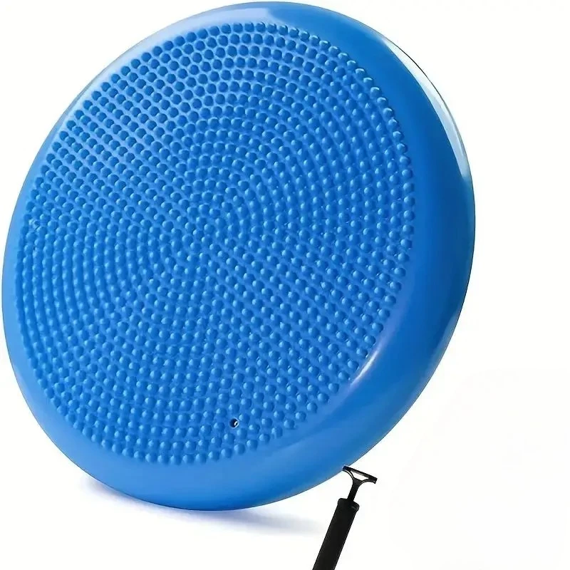 Almohadilla de equilibrio, cojín de asiento de masaje para Yoga, bola de equilibrio gruesa a prueba de explosiones, cojín de asiento de masaje inflable, placa de equilibrio