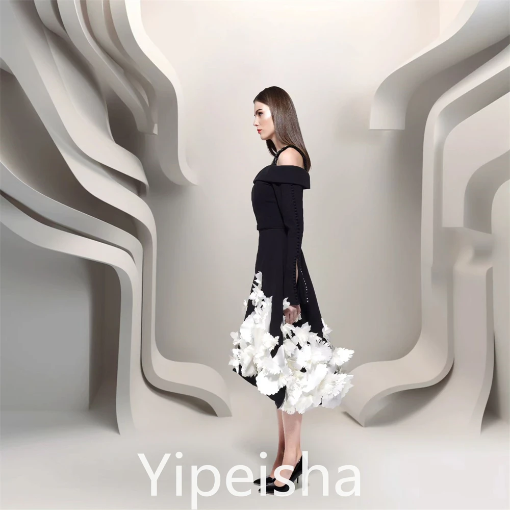 Yipeisha ประณีต Elegant High COLLAR A-Line Evening Draped Bolero Stole ซาตินที่กําหนดเอง