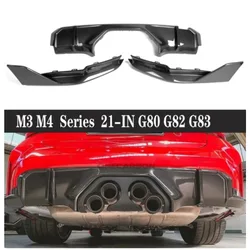 Per BMW M3 M4 G80 G82 G83 diffusore paraurti posteriore per auto in fibra di carbonio a secco splitter posteriori Spoiler labbro posteriore Kit carrozzeria stile AC