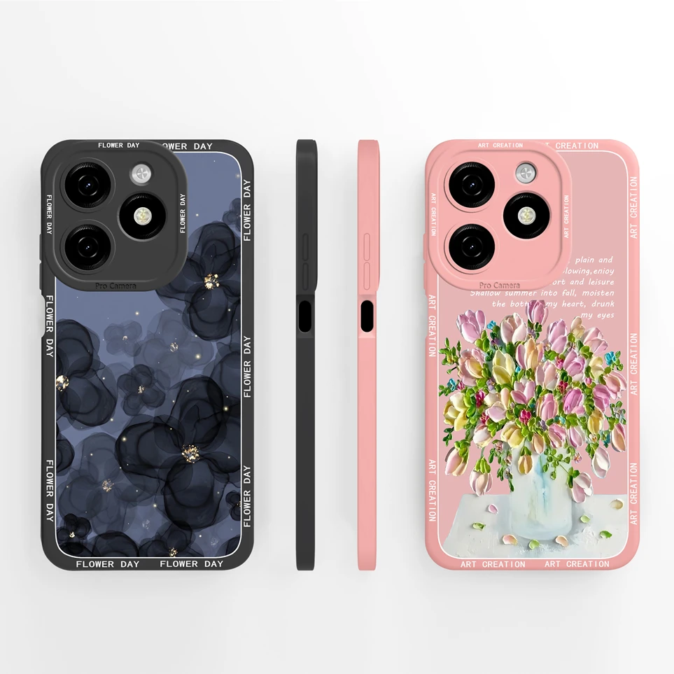 Etui na telefon Tecno SMART 8 Purple Star Miękka silikonowa osłona tylna Coque dla SMART8 Pro Shell SMART 8PLUS Carcas Capa