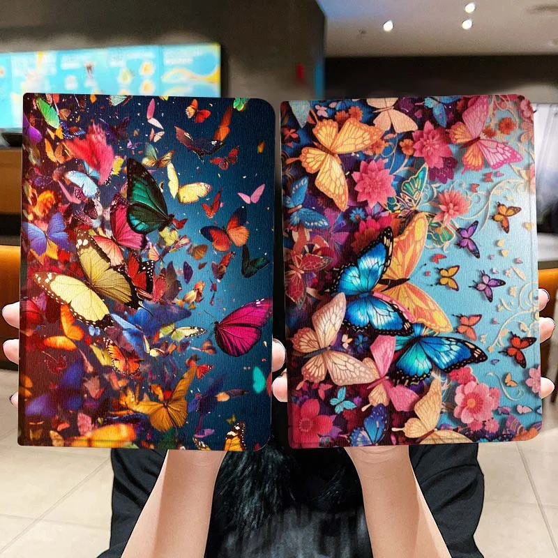 

Colorful Butterfly Sky Pattern Gift Tablet Case For Lenovo Xiaoxin Legion Pad Tab Pro GT Y700 Gen4 2 11 P11 M10 K10 3rd Plus Gen
