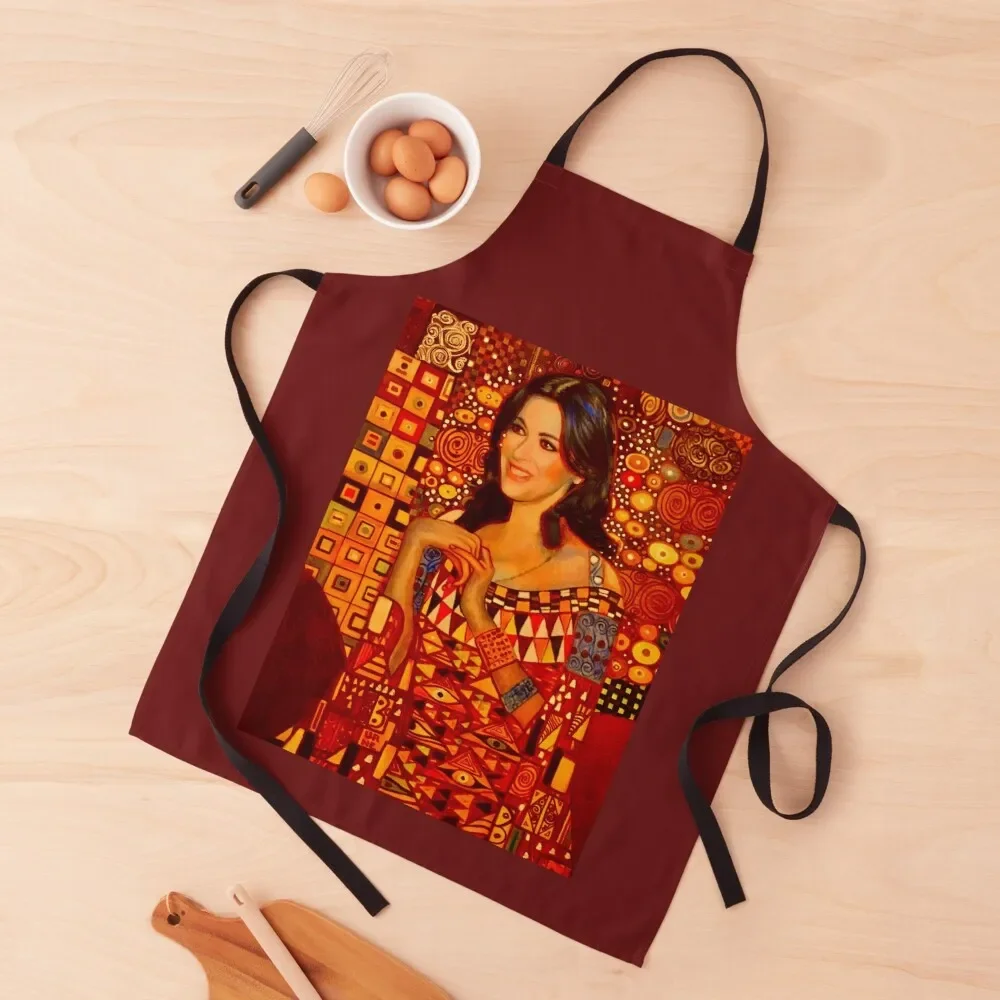 

Nigella as Klimt Apron Funny Things For The Home Barista For Women Kitchen Apron