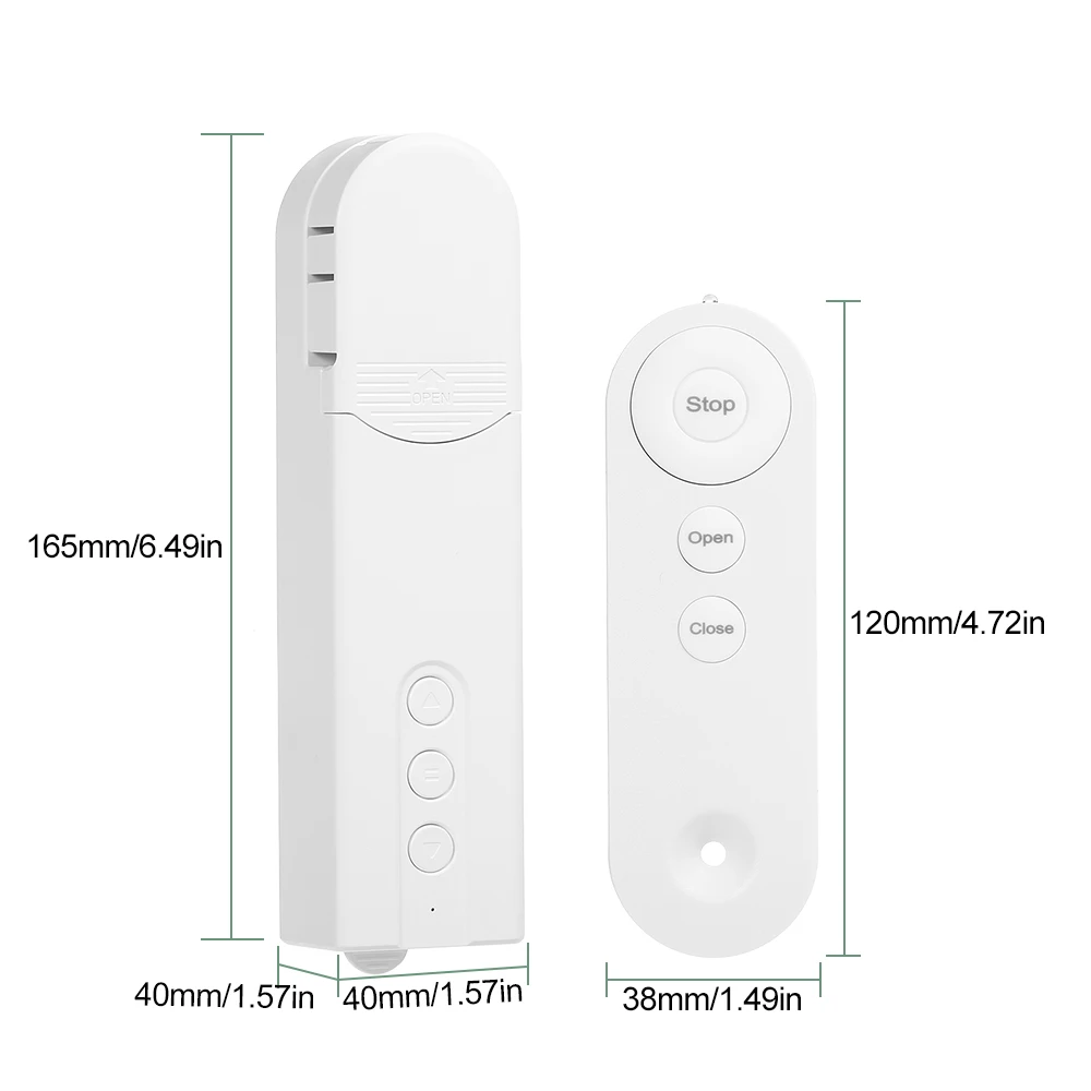 

Motorized Blinds Drive Motor WiFi Control Smart Chain Roller App Control Shade Timer Schedule with Remote Control