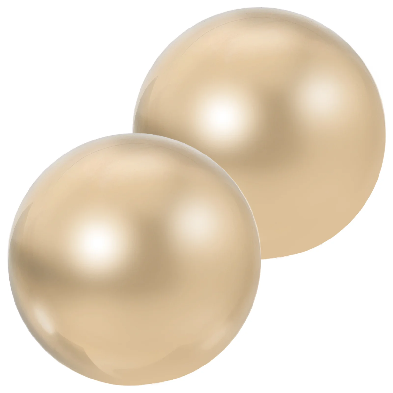 2 шт., латунные массажные шарики премиум-класса, портативные шарики для ручной терапии для улучшения кровотока, гладкие металлические гандбольные мячи для фитнеса