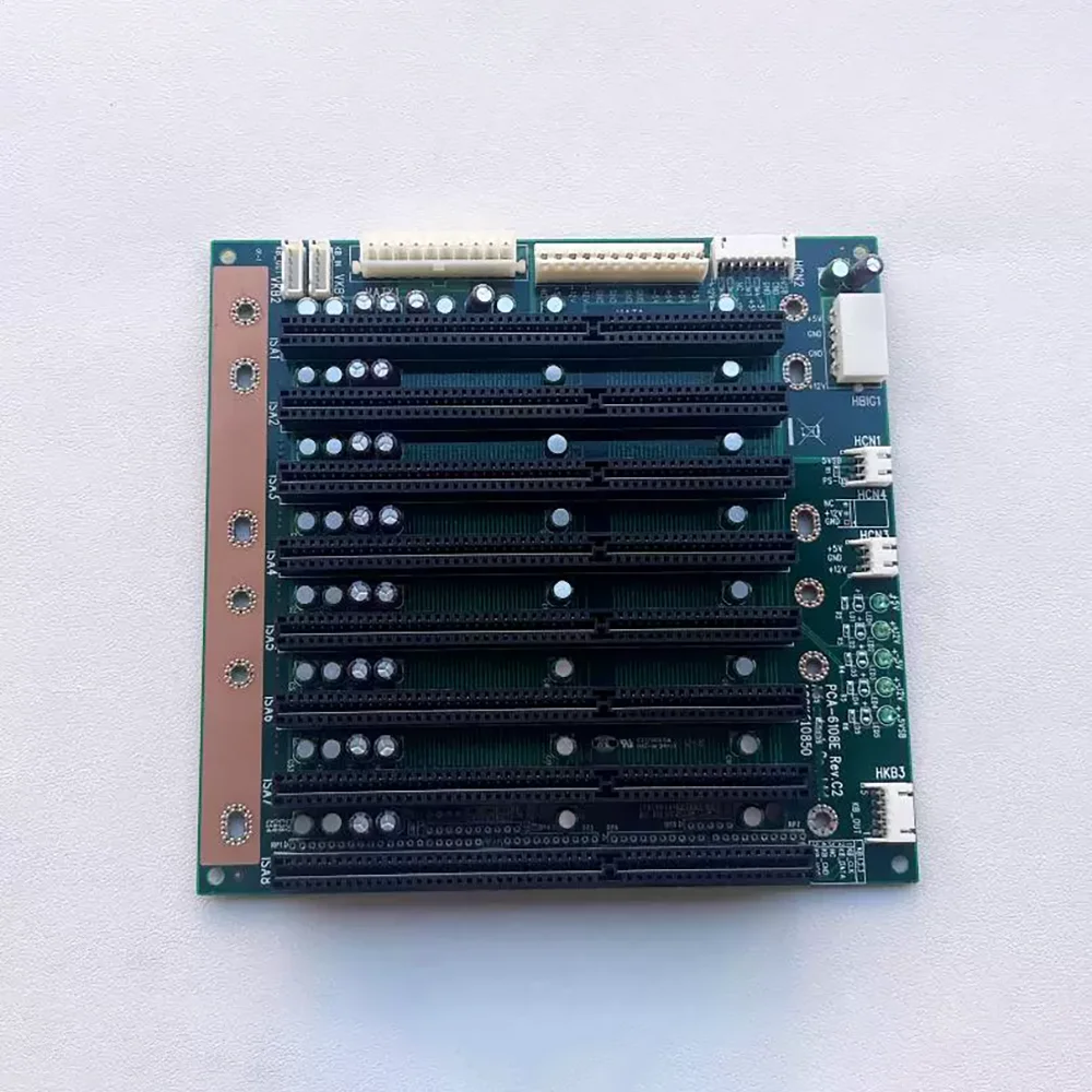 PCA-6108E Rev.C2 Half-size SBC Industrial Backplane 8*ISA  High Quality - Fast Shipping