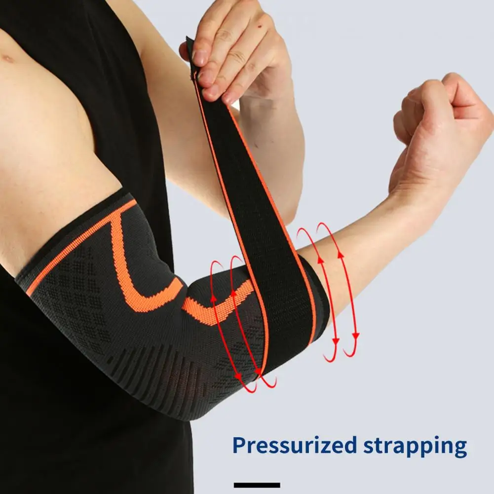 Elbow Pad Breathable Adjustable Elastic Brace Wear-resistant Keep Warm Sports Elbow Support Protector Arm Guard For Men Women