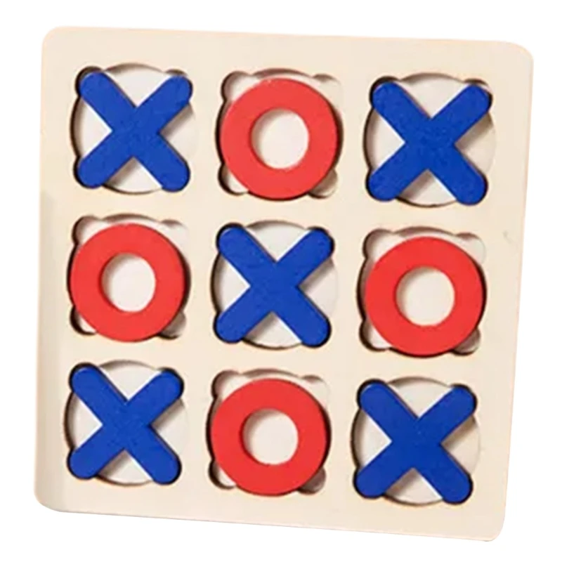 Family Game for Children Adult, Farmhouses Decors for Table, XO Block Set