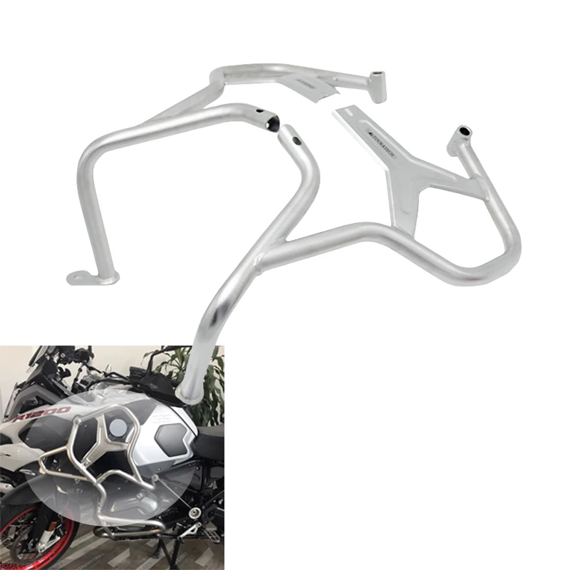 Fit For BMW R1200GS ADV 2013-2019 Motorcycle Upper Bumper Extension R 1250 GS Bumper Stainless Steel Fuel Tank Protection Bar