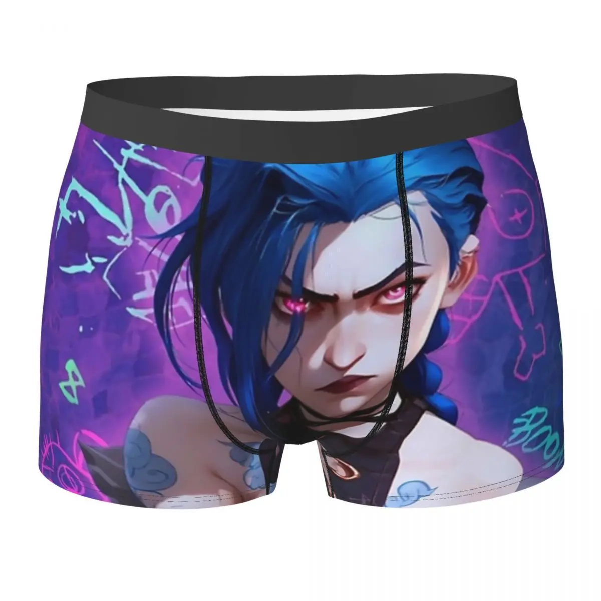

Hot Arcane League Of Legends Underwear Cartoon Television 3D Pouch Trenky Boxershorts Printing Shorts Briefs Male Underpants