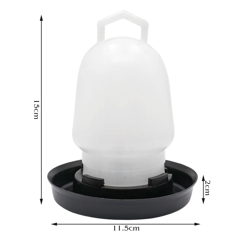 1 Stuks 500Ml/1000Ml Plastic Kip Drinken Vogel Duif Kwartel Pluimvee Drink Water Implement Zeer Klein