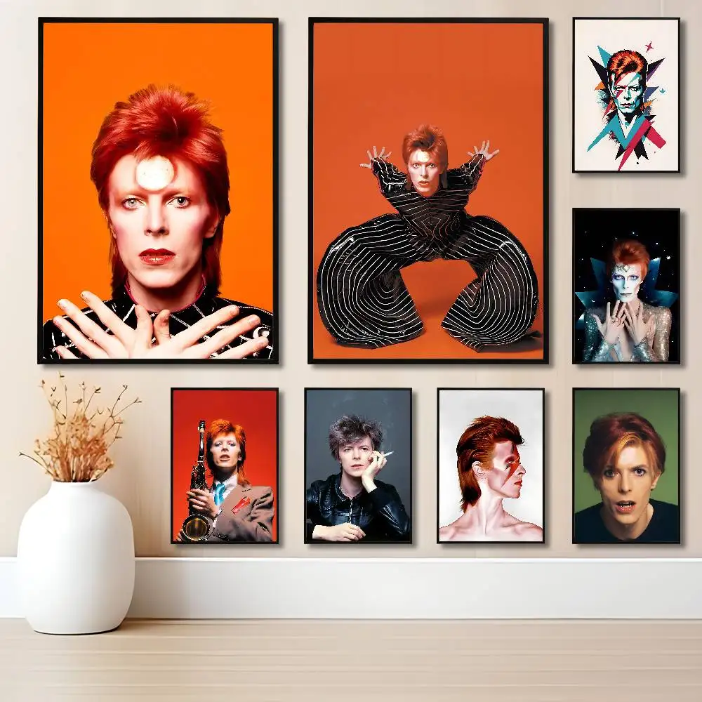 Rock D-David B-Bowie Classic Poster Wall art print art suitable for living room bedroom bar parlor home decoration gift