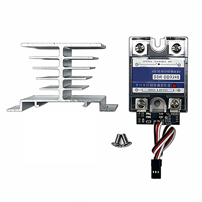 40A 5-220VDC Solid State Relay Module 1-Channel PWM Electronic Switch with Indicators Support 5V Receiver for Drone RC Aircraft