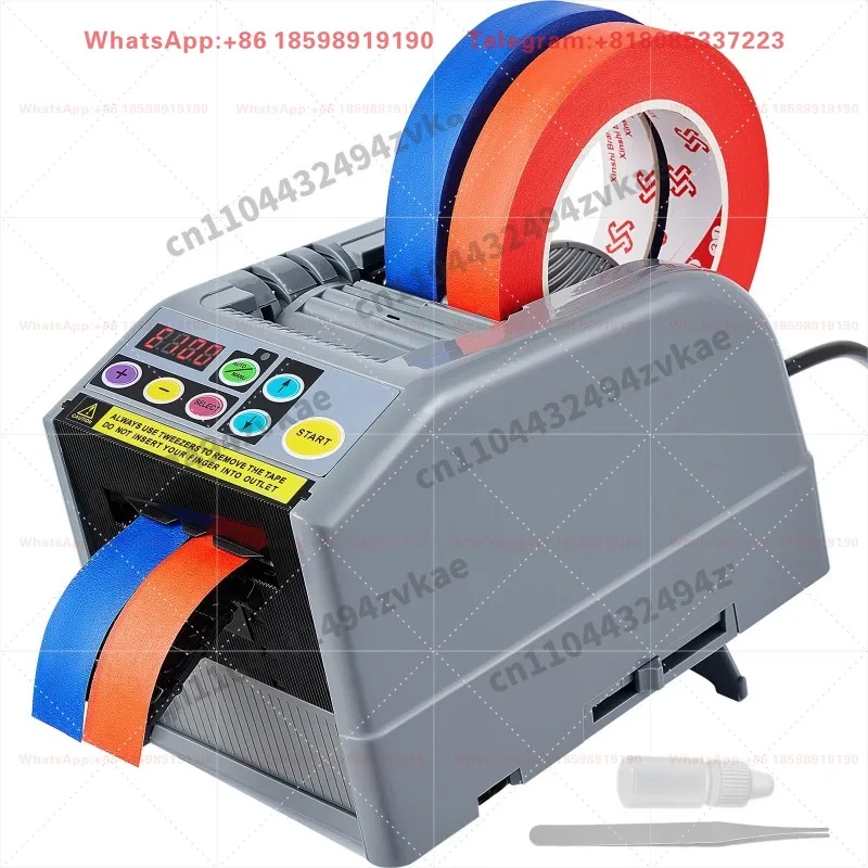 ZCUT-9 Automatic Tape Cutting Machine Paper Slitting Dispenser 6-60mm Adhesive ElectricTape Cutter for ProductPackaging