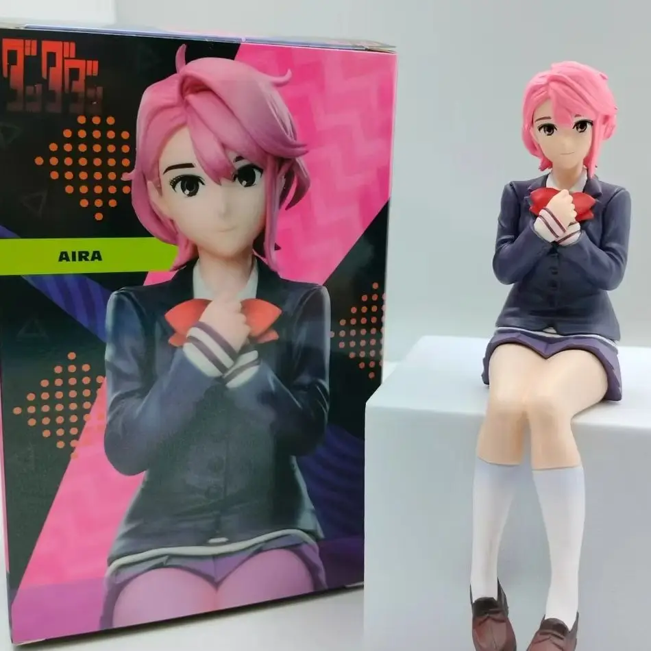New Anime Dandadan Ayase Momo Shiratori Aira Sitting posture PVC Model Toy Action Figures Gift