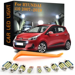 5pcs Canbus Car Accessories LED Interior Lights For Hyundai i10 2007 2008 2009 2010 2011 2012 2013 2014 2015 2016 2017 2018 2019