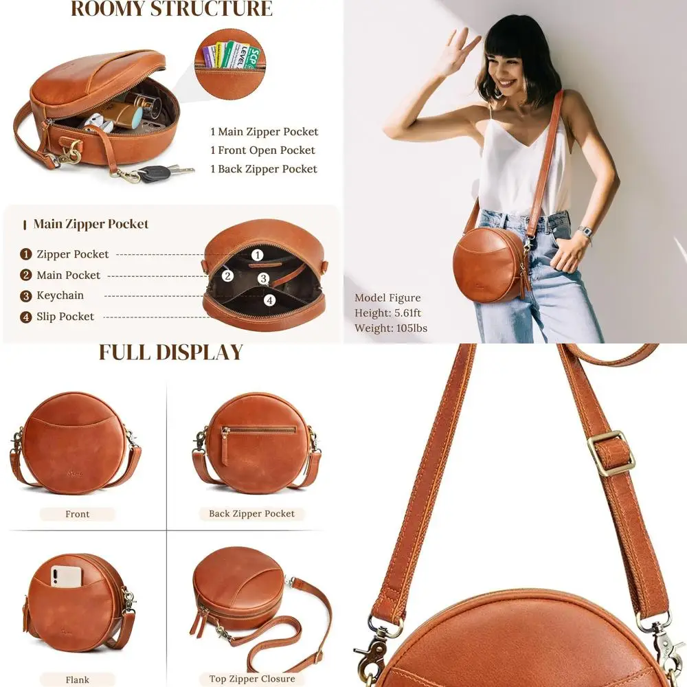

Trendy Women's Round Crossbody Bags - Designer Circle Shoulder Purses