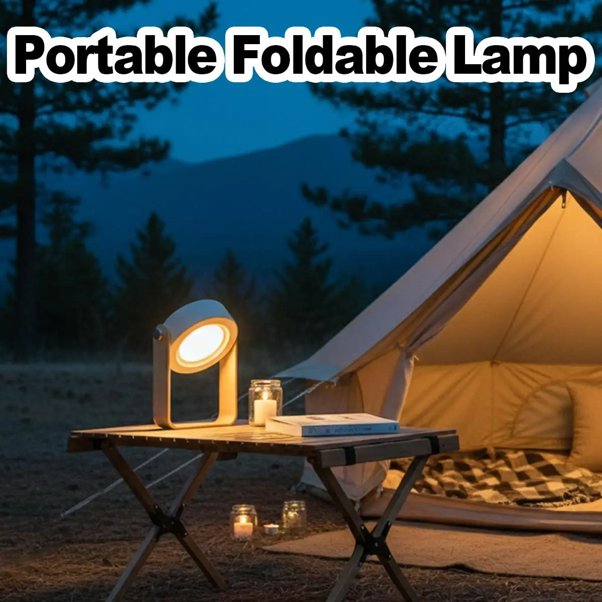 

Складная настольная лампа с регулировкой яркости, ночник для спальни, перезаряжаемый светодиодный фонарь, сенсорное управление, настольная лампа для чтения у кровати, USB, в стиле арт-деко