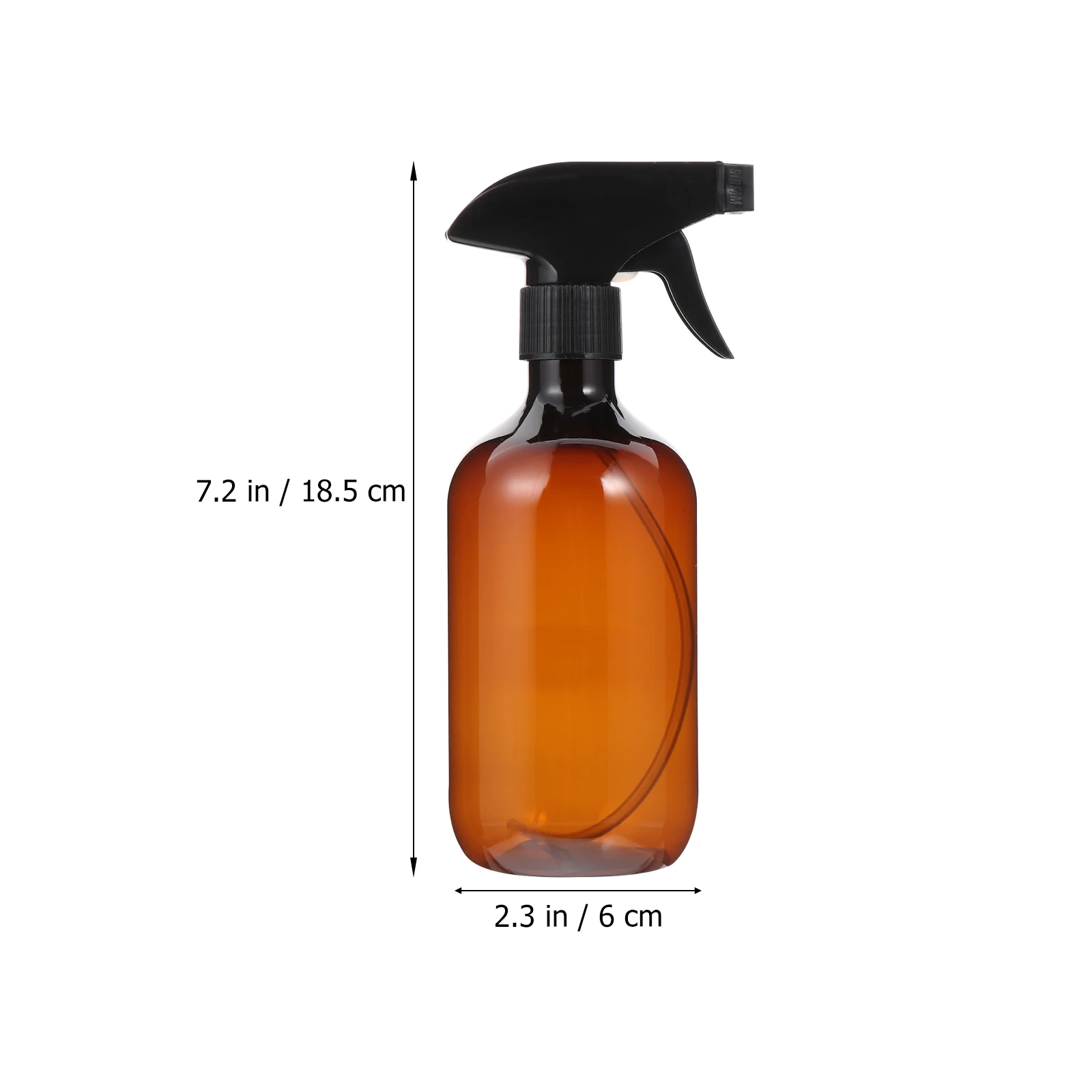 Empty Plastic Spray Bottles Refillable Makeup Container Sprayer 4pcs 500ml For Travel Outside Hairdressing Salon Barber