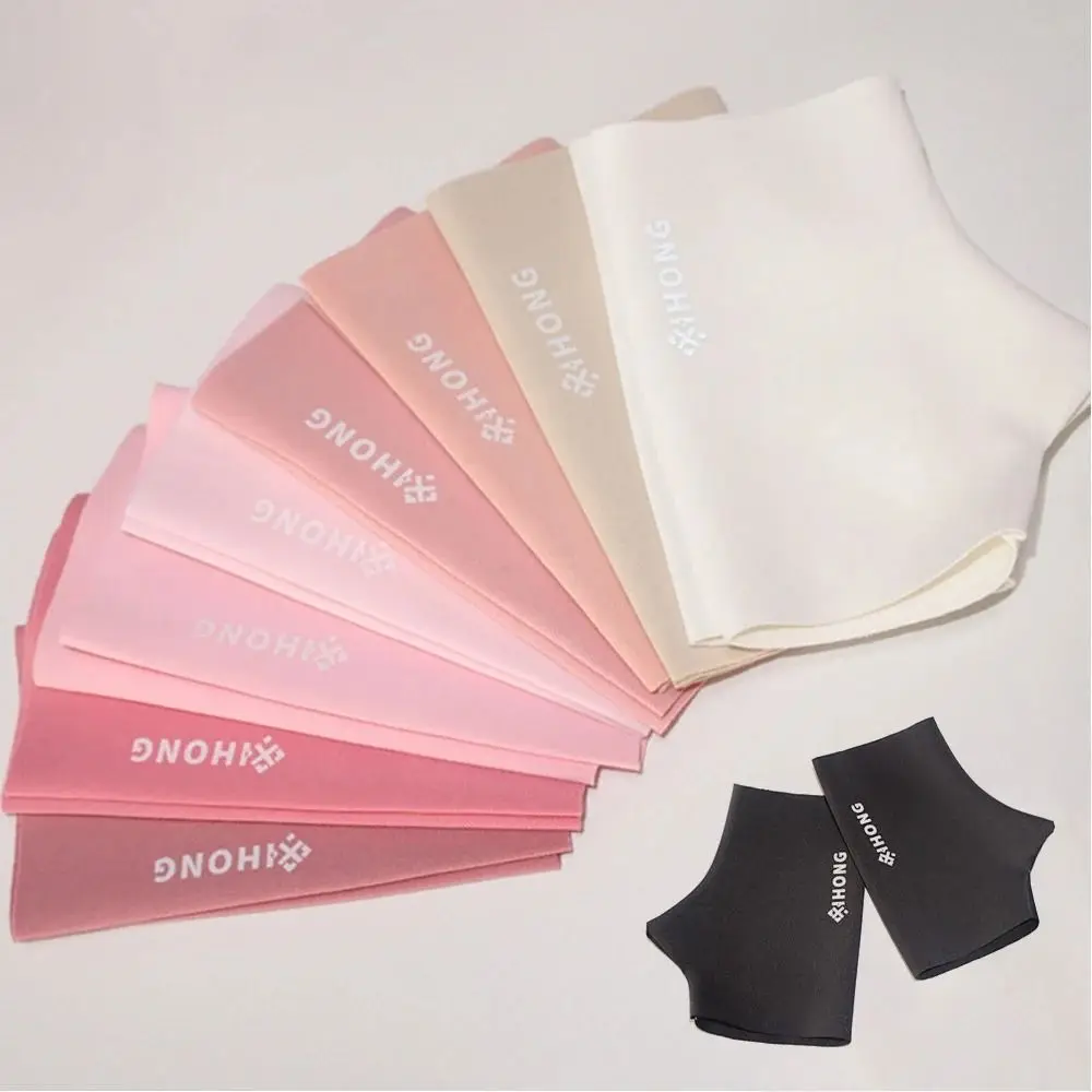 

1 pair New Autumn Winter Wool Fingerless Gloves Solid Color Women Nail Art Glove Cold Proof UV Protection Open Finger Mittens