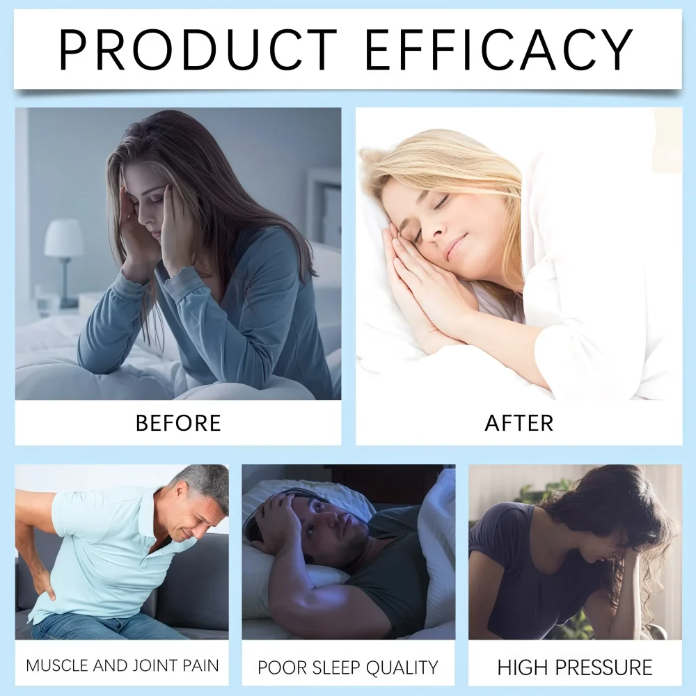 Professional CES Vagus Nerve Therapy Ear Clip Sleep Device for Insomnia Anxiety Depression Management