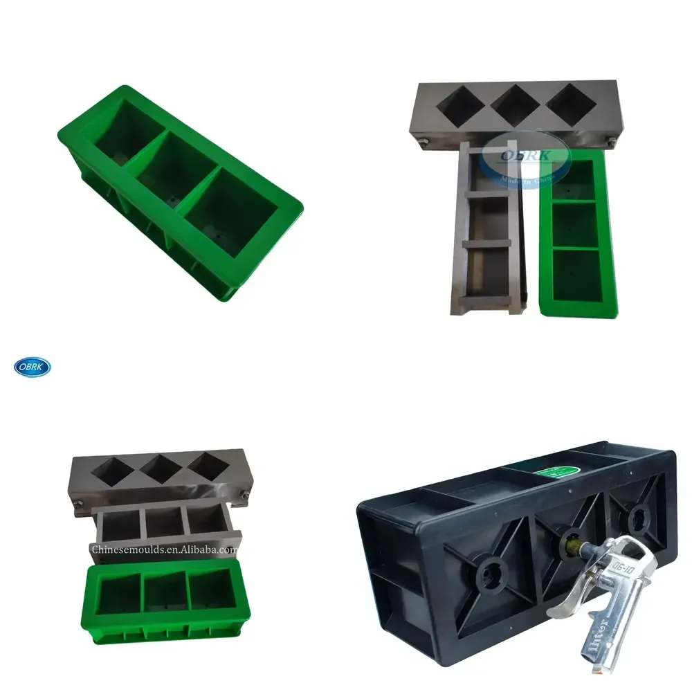 Hot sale50*50*50mm ABS Plastic Concrete Test Cube Mould Concrete Block test Mold