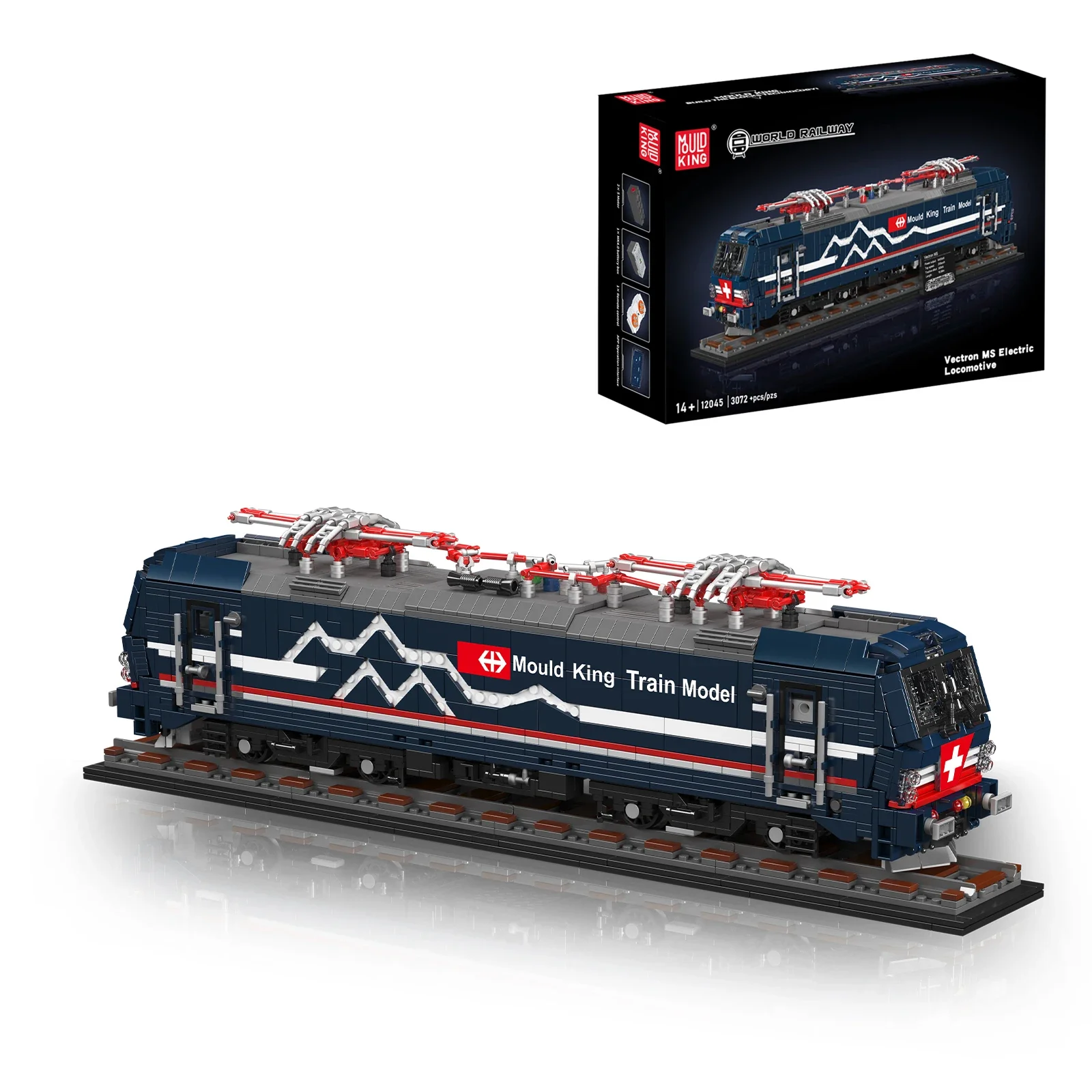 

MOLD KING Vectron Модель электрического поезда 3072 шт. Строительные блоки для взрослых коллекционеров