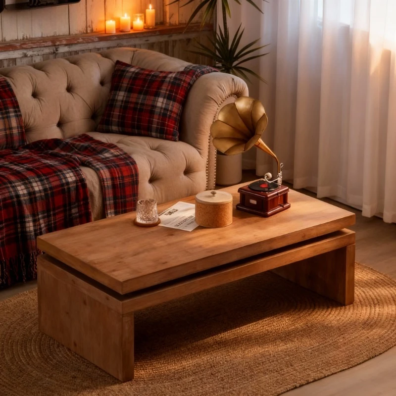 

Mid Century Furniture Home Lounge Center Tables for Living Room Table Lift Up Table D'appoint Corner Coffee Mesas Desk Live Side