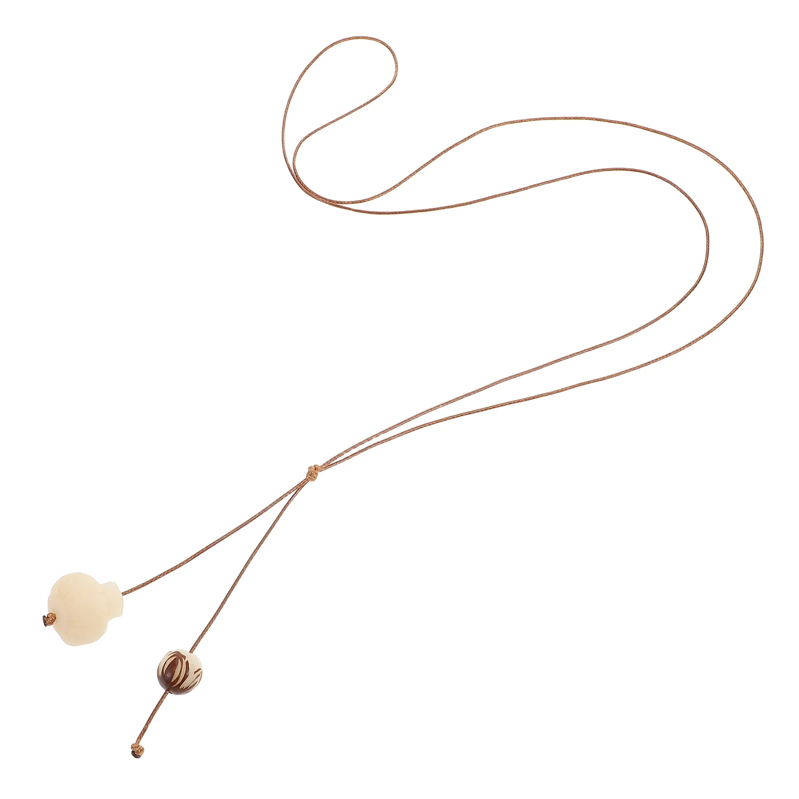 

Bodhi Garlic Necklace Long Ethnic Inspired Carving Women Costume Necklaces Stylish Statement Retro Pendant Jewelry for