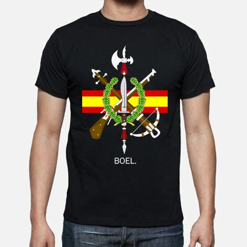 

Legión Extranjera Española BOEL. Spanish Legion Logo T Shirt. Short Sleeve 100% Cotton Casual T-shirts Loose Top Size S-3XL