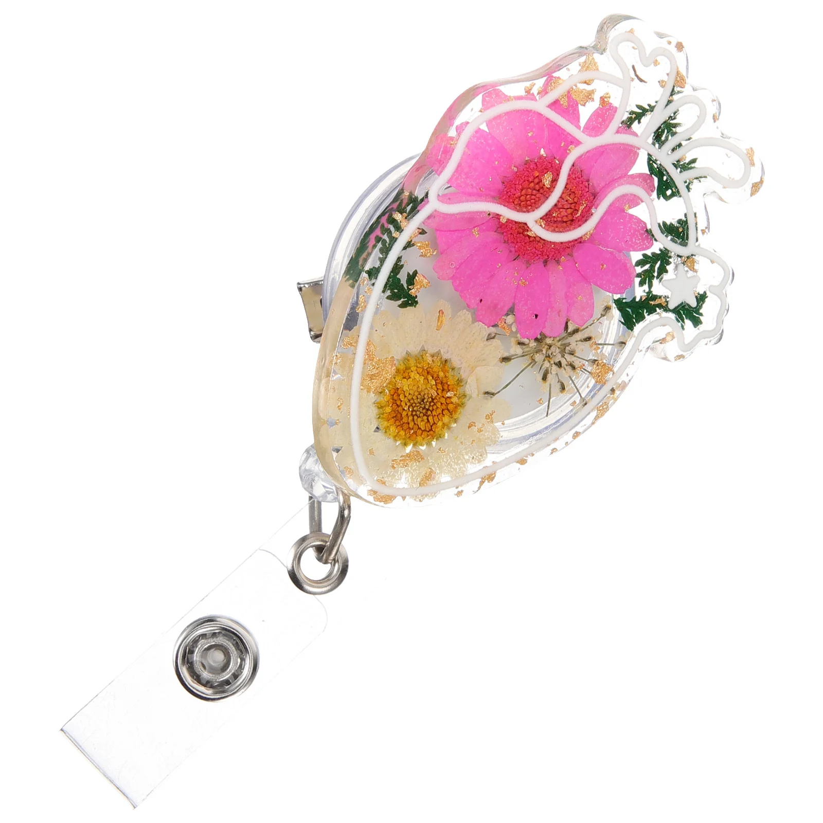 بكرة شارة قابلة للسحب متعددة الوظائف حامل علامة الاسم المحمولة العملي هدية شارة مشبك حامل علامة الاسم