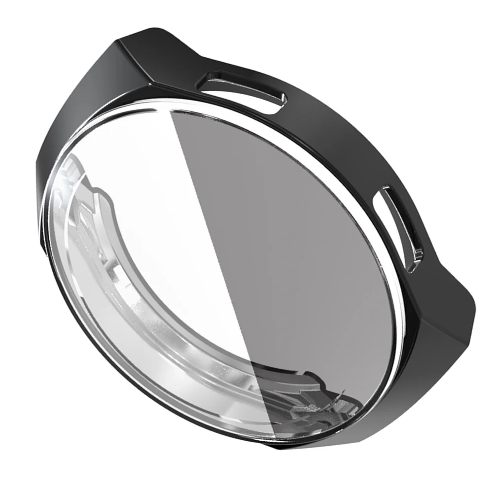 

Black Protective Case Full Screen Cover Delicate Shell No Weight Loss Touch Sensitivity Watch Case