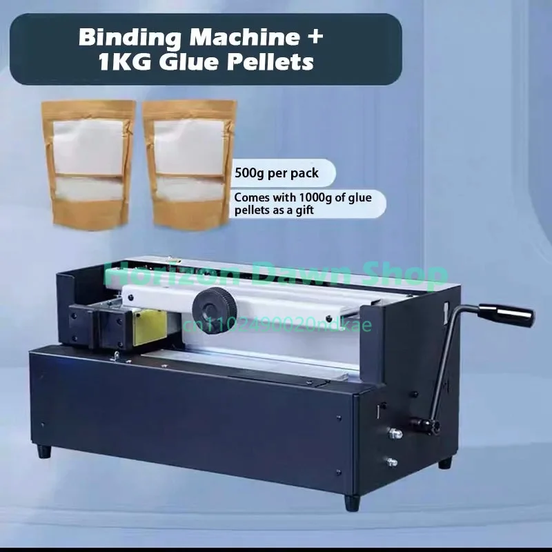 WD-40B Wireless Desktop Hot Melt Binding Machine, 220V Hot Glue Binder