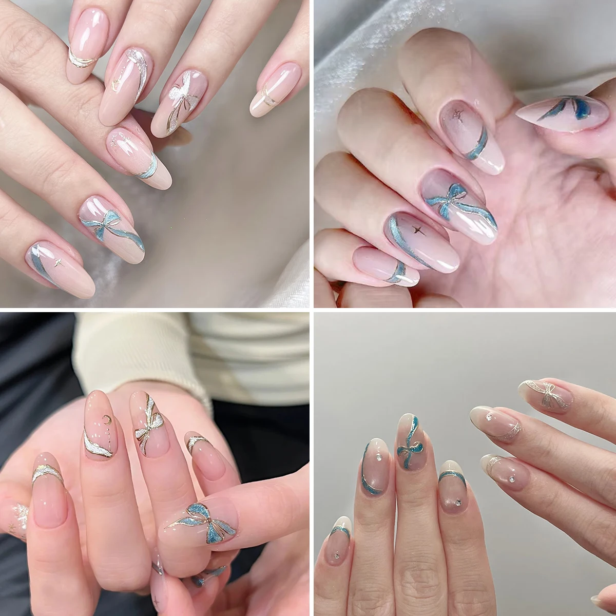 3/6 ورقة 5D الذهب احباط القوس القمر ستار مسمار الفن ملصقات معدنية الساخن ختم ذاتية اللصق مسمار الشارات للنساء DIY بها بنفسك #5