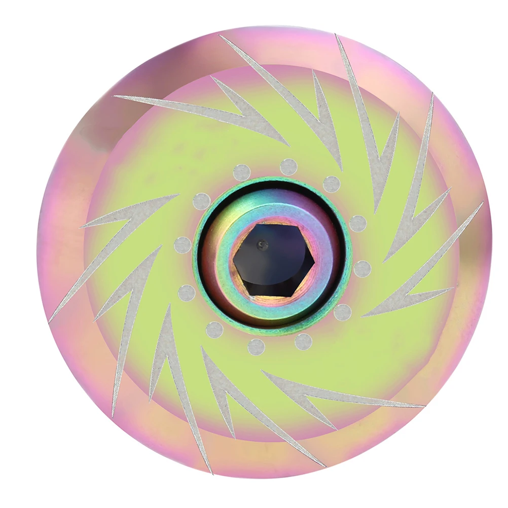 

Titanium Alloy Headset Cap for 28.6mm Forks Mountain Road Bike Top Cover Durable Lightweight Cycling Accessories