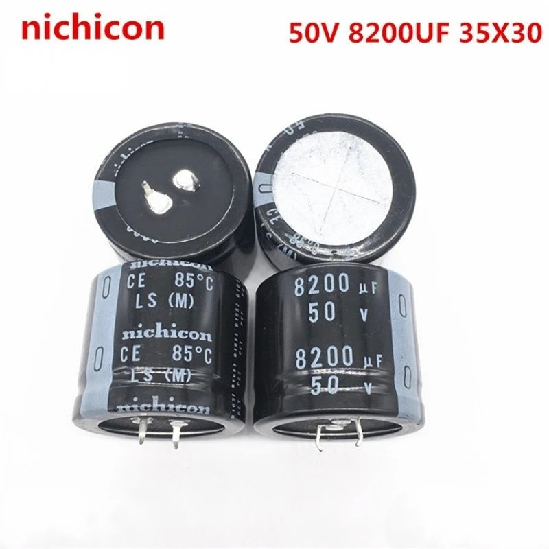 1PCS-20PCS 50V8200UF 35X30 Nichicon Aluminum Electrolytic Capacitor 8200UF 50V High Quality