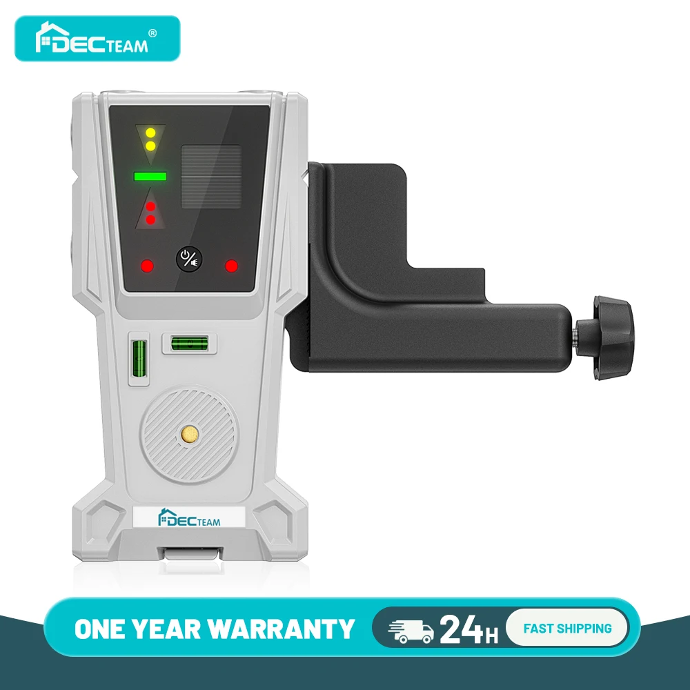 Receptor Laser Nivelamento Detector com Linha Pulsante para Decteam Nível Laser Two-sided Displays Lcd Magnet Clamp