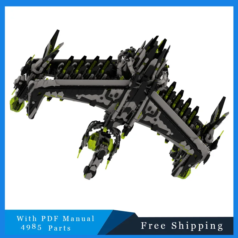 

4985 PCS MOC Creative Building Blocks High Speed Medium Range Spaceship Technology Bricks Model For Adult Assembly Festival Gift