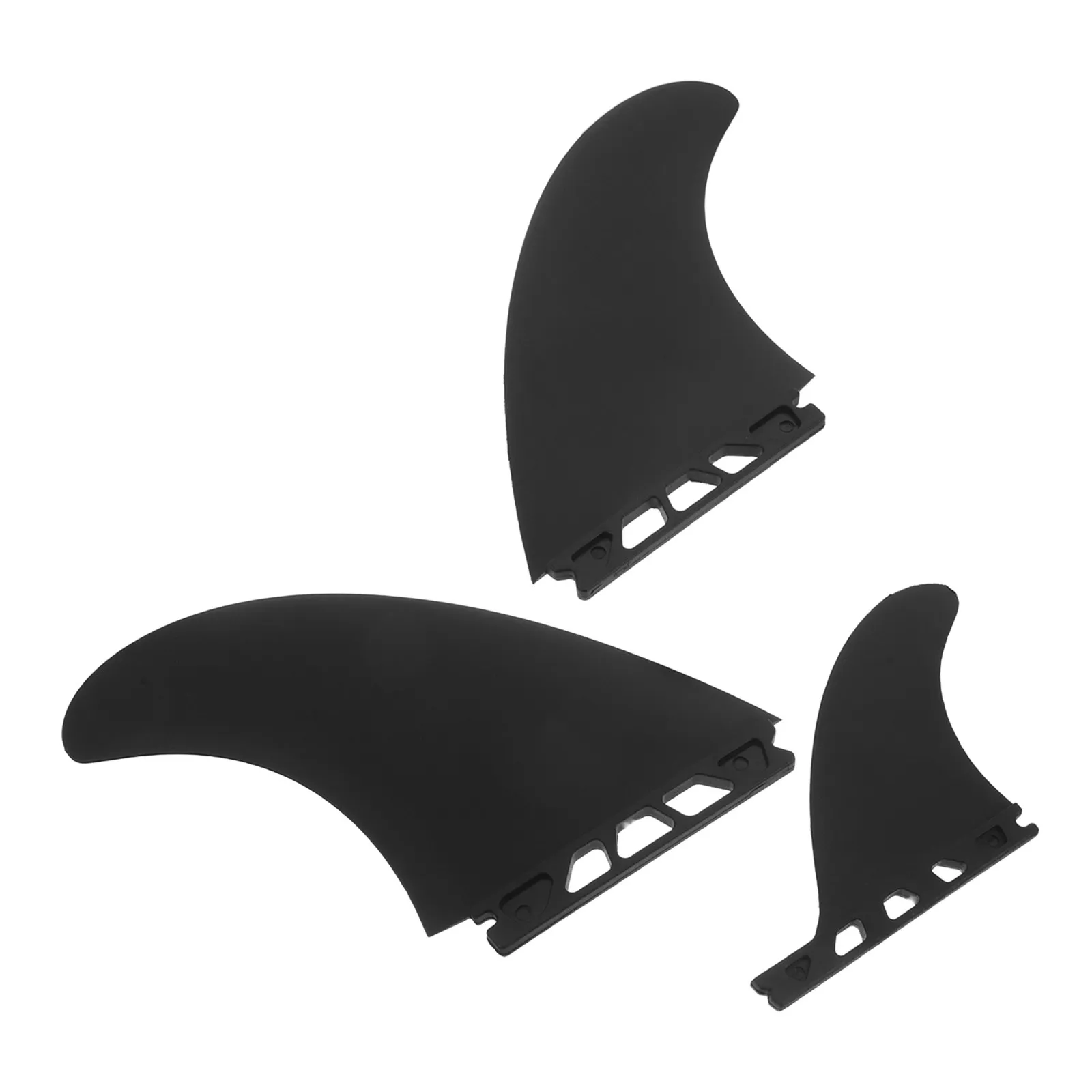 

3Pcs Surf Board Fins Enhanced Directional Control Universal Replacement Paddleboard Fins Sup Surf Fin Set Inflatable Paddle