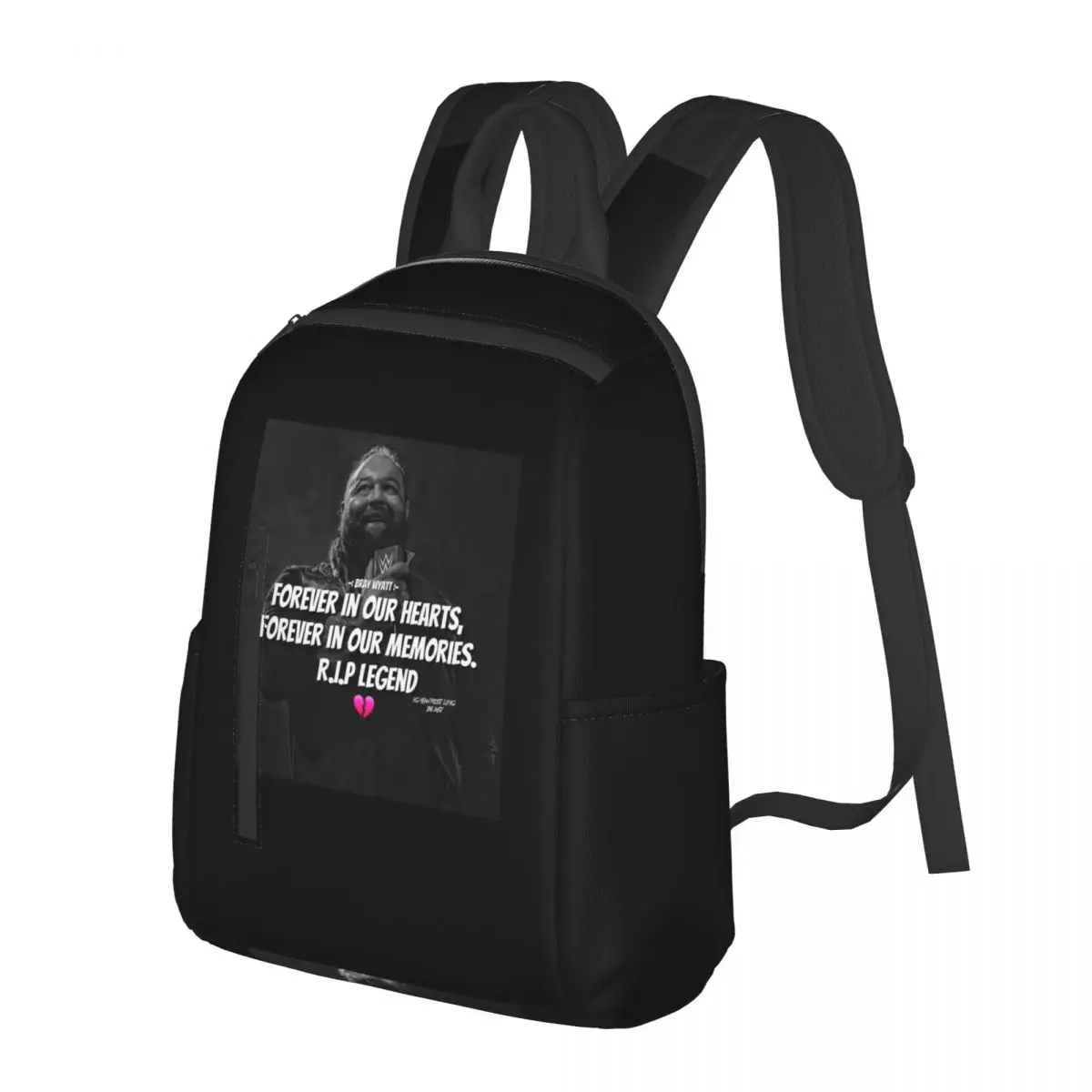 Bray Wyatt Vintage The Fiend Comics (1) Student Backpack School Bag Hiking Travel Daypack for Boys Girls Bookbag Shoulder Bags