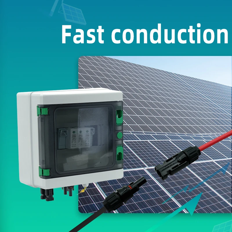Solar Pv Combiner Box 1 In 1 Uit 1000V Dc Distributie Boxbliksem Bescherming Waterdichte Ip65
